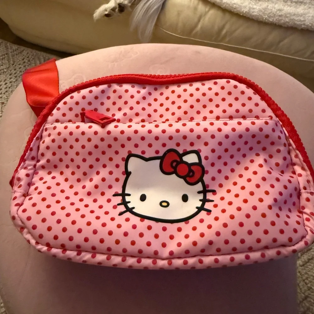 Hello Kitty Pink Polka Dot Kids Bag